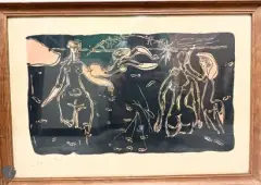 Baigneuses by André Marchand, Lithographie, sold Sep 2025