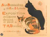 Deux chats by Théophile Steinlen, Affiche pour l’exposition de l’œuvre dessiné et peint de STEINLEN à La Bodinière, du, sold Sep 2025