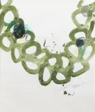 Composition by Jean Capdeville, vers 1970, Lithographie rehaussée au crayon gras et aquarelle, sold Jul 2025