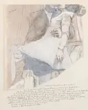 Le Délassement du peintre (avec héroïne enlevée) by Jean Le Gac, 1985, Technique mixte et collage sur papier, sold Jul 2025