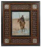 Cavalier touareg by Gustave Achille Guillaumet, Pastel, sold Jun 2025