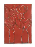 Sans titre by Anne Marie Pecheur, 1997, Pastel et acrylique sur papier, sold Apr 2024