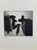 Sans titre. 1969 by André Marfaing, Eau-forte et aquatinte, sold Apr 2024