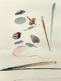 Sept occasions perdues... by Daniel Nadaud, 1988, Aquarelle, sold Apr 2024