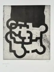 Hommage à Penrose by Eduardo Chillida, Aquatinte, sold Apr 2024