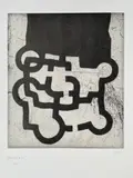 Hommage à Penrose by Eduardo Chillida, Aquatinte, sold Apr 2024
