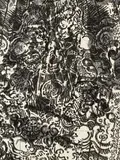 Selon ses faces II by François Rouan, 1993, Aquatinte, sold Apr 2024
