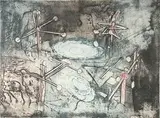 Sans titre by Roberto Matta, Lithographie numérotée, sold Apr 2024