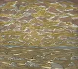 En Castille by Hans Seiler, 1980, Gouache, sold Apr 2024