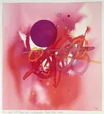 Sans titre by Luis Feito, 1981, Aquarelle sur papier collé dans son portfolio, sold Apr 2024