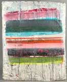 Néon-de-light by Maibritt Ulvedal Bjelke, 2001, Huile et acrylique sur papier affiche, sold Apr 2024