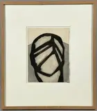 Icône noire by Pierre Dmitrienko, 1972, Aquarelle sur papier, sold Apr 2024