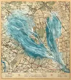 Vercelles avec cellules by Peter Briggs, 1989, Collage avec pastel, sold Apr 2024