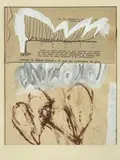 Défaut inverse by Peter Briggs, 1989, Collage et dessin, sold Apr 2024
