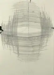 Sans titre by Thomas Müller, 2004, Crayon et encre sur papier, sold Apr 2024