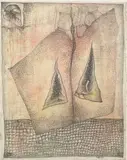 Signes by Fred Deux, 1993, Mine de plomb et aquarelle, sold Apr 2024