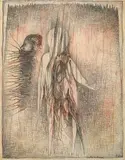 Culte retourné by Fred Deux, 1993, Mine de plomb et aquarelle, sold Apr 2024