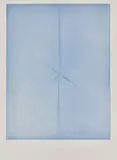 Composition bleue. 1999 by Geneviève Asse, Aquatinte et pointe sèche, sold Apr 2024