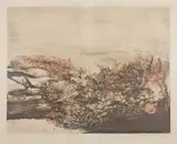 Composition. 1968 by Zao Wou-ki, Eau-forte et aquatinte, sold Apr 2024