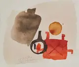18 Juli 60 e by Julius Heinrich Bissier, 1960, Aquarelle, sold Apr 2024