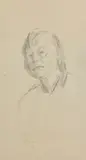 Autoportrait by Pierre Tal-Coat, Crayon sur papier, sold Apr 2024
