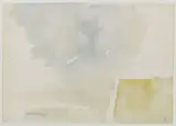 Grand nuage gris et jaune by Pierre Tal-Coat, 1979, Aquarelle, sold Apr 2024