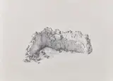 Coin I by Wolfgang Gäfgen, 1980, Crayon sur papier, sold Apr 2024