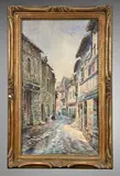 Ruelle dans un village by Maurice Guillebert, Aquarelle, sold Feb 2024
