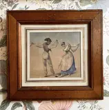 Tarantella Napolitana - Tarentelle Napolitaine by Gaetano Dura, 1833, Aquarelle et encre sur papier, sold Dec 2022
