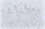 J'ai passé mon bac by Gerard Lauzier, Aquarelle, sold Oct 2022