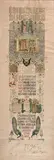 Menu du banquet servi à l'occasion du couronnement de Nicolas II, le 14 mai 1896 by Victor Mihalovitch, Lithographie, sold Jun 2022
