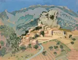 La Roque Alaric by Jean Souverbie, 1955, Gouache, sold Jun 2022