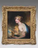 Portrait de jeune fille en Hébé by William Beechey, Panneau, sold Jun 2022