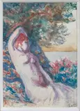 Baigneuse nue assise by Maximilien Luce, Aquarelle, sold Jun 2022