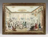 Le bal paré by Henri Auguste de Montpezat, Aquarelle, sold May 2022