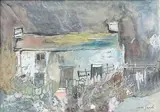 Maison près du chemin by Max Jacob, Aquarelle gouachée signée en bas à droite, sold Oct 2022