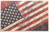 Flag by Shepard Fairey, 2011, Lithographie offset, sold Jun 2022