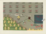 Sans titre by Jan Voss, Lithographie en couleur signée (Cadre), sold May 2022
