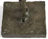 Elégante améthyste by Elisabeth Brainos, Bronze et améthyste signée sur la base, sold May 2022