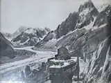 La gare et le petit train, Chamonix la mer de Glace, Montenvers by Henri Roger-Viollet, Photographie argentique, sold Apr 2022