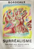 Surréalisme", Galerie des Beaux-Arts, Bordereaux 1971 by André Masson, Affiche en couleur; Moulot Imp, sold Apr 2022