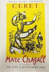 Œuvres graphiques by Marc Chagall, Affiche lithographique en couleur, sold Apr 2022