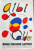 Composition by Alexander Calder, Affiche en couleur pour une exposition au Musée Toulouse-Lautrec à Albi (légères cassures), sold Apr 2022