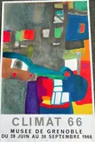 Composition 855 A by Maurice Estève, Affiche en couleur (1966) (très légères cassures et déchirures en marges), sold Apr 2022