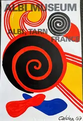 Albi Museum by Alexandre Calder, Affiche sérigraphique en couleur (1969), sold Apr 2022