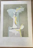 Composition by André Beaudin, 1971, Lithographie en couleur sur japon nacré, sold Apr 2022