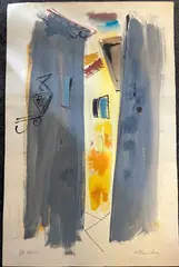 Saint Paul by Anna Staritsky, Gouache signée et située en bas à gauche, sold Apr 2022