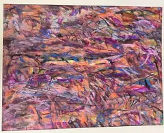 Composition abstraite by David Lan-Bar, Gouache sur papier signée en bas à gauche, sold Apr 2022