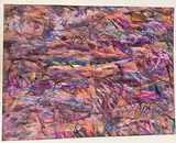 Composition abstraite by David Lan-Bar, Gouache sur papier signée en bas à gauche, sold Apr 2022