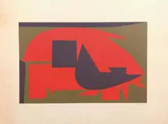 COMPOSITION by Victor Vasarely, Lithographie signée en bas à droite, n°, sold Apr 2011